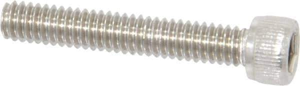 Value Collection - #8-32 UNC Hex Socket Drive, Socket Cap Screw - Grade 18-8 Stainless Steel, 1" Length Under Head - Exact Tool & Supply