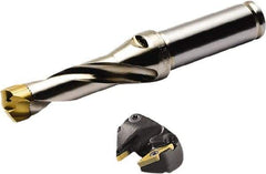 Seco - Series Crownloc, 16mm ID, 31mm Overall Diam, 19mm OAL Drilling Chamfer Ring - VCGX Insert, 45° Chamfer, 2 Inserts - Exact Tool & Supply