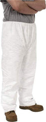 Dupont - Size 3XL, Tyvek General Purpose Work Pants - 27-1/2 Inch Waist, 30 Inch Inseam, White - Exact Tool & Supply