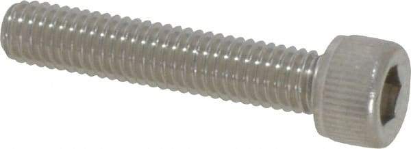 Value Collection - #10-32 UNF Hex Socket Drive, Socket Cap Screw - Grade 18-8 Stainless Steel, 1" Length Under Head - Exact Tool & Supply