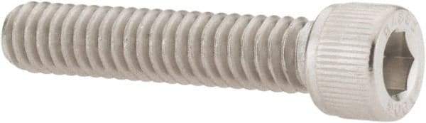 Value Collection - 1/4-20 UNC Hex Socket Drive, Socket Cap Screw - Grade 18-8 Stainless Steel, Fully Threaded, 1-1/4" Length Under Head - Exact Tool & Supply