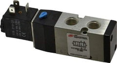 ARO/Ingersoll-Rand - 1/4", 4-Way 2-Position Maxair Stacking Solenoid Valve - 120 VAC, 0.7 CV Rate, 1.37" High - Exact Tool & Supply