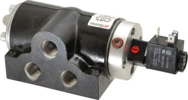 ARO/Ingersoll-Rand - 3/8", K Series 4-Way High Flow Stacking Solenoid Valve - 120 VAC, 2.3 CV Rate, 2.56" High - Exact Tool & Supply