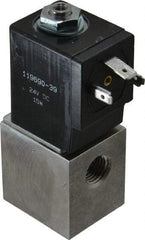 ARO/Ingersoll-Rand - 1/4", CAT Series 3-Way 2-Position Body Ported Stacking Solenoid Valve - 24 VDC, 0.2 CV Rate, 3-1/2" High - Exact Tool & Supply