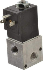 ARO/Ingersoll-Rand - 1/4", CAT Series 3-Way 2-Position Stacking Solenoid Valve - 120 VAC, 0.2 CV Rate, 3-1/2" High - Exact Tool & Supply