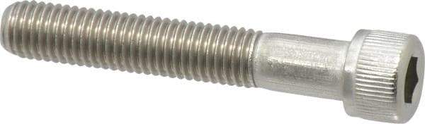 Value Collection - 1/4-28 UNF Hex Socket Drive, Socket Cap Screw - Grade 18-8 Stainless Steel, 1-1/2" Length Under Head - Exact Tool & Supply