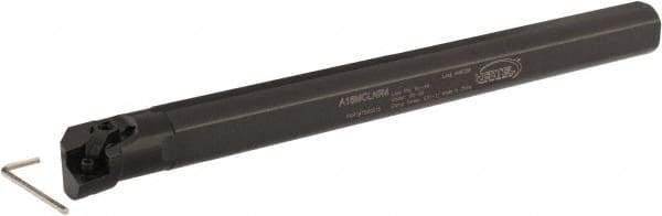Hertel - 1.2" Min Bore Diam, 12" OAL, 1" Shank Diam, A-MCLN Indexable Boring Bar - CN.. Insert, Screw or Clamp Holding Method - Exact Tool & Supply