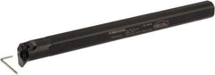 Hertel - 1.3" Min Bore Diam, 12" OAL, 1" Shank Diam, A-MDUN Indexable Boring Bar - DN.. Insert, Screw or Clamp Holding Method - Exact Tool & Supply