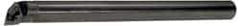 Hertel - 1.22" Min Bore Diam, 12" OAL, 1" Shank Diam, A-MWLN Indexable Boring Bar - WN.. Insert, Screw or Clamp Holding Method - Exact Tool & Supply