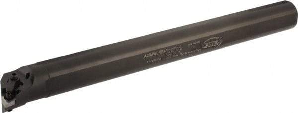Hertel - 1.47" Min Bore Diam, 14" OAL, 1-1/4" Shank Diam, A-MWLN Indexable Boring Bar - WN.. Insert, Screw or Clamp Holding Method - Exact Tool & Supply