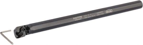 Hertel - 0.77" Min Bore Diam, 10" OAL, 5/8" Shank Diam, A-CTFP Indexable Boring Bar - TP.. Insert, Clamp Holding Method - Exact Tool & Supply