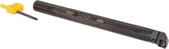 Hertel - 0.93" Min Bore Diam, 10" OAL, 3/4" Shank Diam, A-SCLP Indexable Boring Bar - CP.. Insert, Screw Holding Method - Exact Tool & Supply