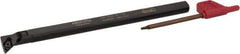 Hertel - 0.6" Min Bore Diam, 6" OAL, 3/8" Shank Diam, A-SDUP Indexable Boring Bar - DP.. 21.51 Insert, Screw Holding Method - Exact Tool & Supply