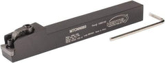 Hertel - MTCN, Neutral Cut, 0° Lead Angle, 1/2" Shank Height x 1/2" Shank Width, Negative Rake Indexable Turning Toolholder - 4-1/2" OAL, TN..33. Insert Compatibility, Series Multi-Option - Exact Tool & Supply