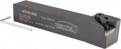 Hertel - MTFN, Left Hand Cut, 0° Lead Angle, 1" Shank Height x 1" Shank Width, Negative Rake Indexable Turning Toolholder - 6" OAL, TN..43. Insert Compatibility, Series Multi-Option - Exact Tool & Supply