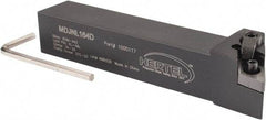 Hertel - MDJN, Left Hand Cut, 3° Lead Angle, 1" Shank Height x 1" Shank Width, Negative Rake Indexable Turning Toolholder - 6" OAL, DN..43. Insert Compatibility, Series Multi-Option - Exact Tool & Supply