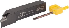 Hertel - SVJB, Right Hand Cut, 3° Lead Angle, 3/4" Shank Height x 3/4" Shank Width, Neutral Rake Indexable Turning Toolholder - 4-1/2" OAL, VB..33. Insert Compatibility, Series Screw-Type - Exact Tool & Supply