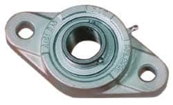 Value Collection - 1-1/4" ID, 1-3/4" OAL x 161mm OAH Solid 2-Bolt Flange - Exact Tool & Supply