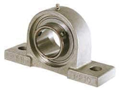 Value Collection - 6-1/2" OAL2-Bolt Base Mount - Stainless Steel - Exact Tool & Supply