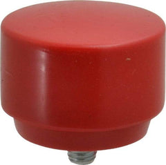 Proto - 2" Face Diam, Grade Medium, Red Hammer Tip/Face - Plastic - Exact Tool & Supply