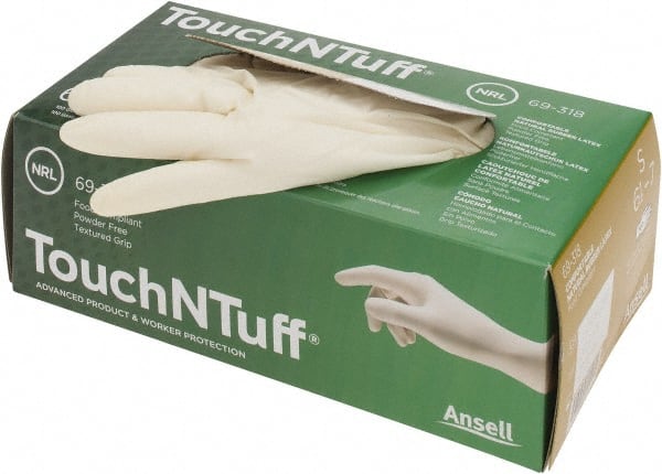 Ansell - Size XL, 5 mil, Industrial Grade, Powder Free Latex Disposable Gloves - Exact Tool & Supply