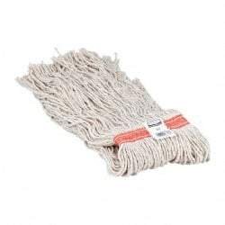 Rubbermaid - 1" Orange Head Band, X-Large Cotton Cut End Mop Head - 8 Ply, Side Loading Connection, Use for General Purpose - Exact Tool & Supply