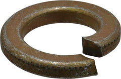 Value Collection - 3/4", 0.753" ID, 0.188" Thick Split Lock Washer - Grade 8 Steel, Zinc Yellow Dichromate Finish, 0.753" Min ID, 0.766" Max ID, 1.265" Max OD - Exact Tool & Supply