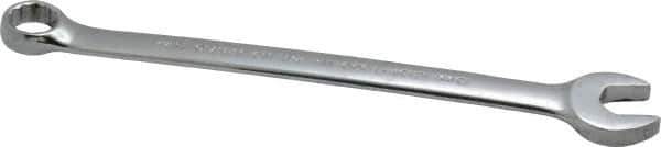 Proto - 15mm 12 Point Offset Combination Wrench - 15° Offset Angle, 7-1/8" OAL, Steel, Chrome Finish - Exact Tool & Supply