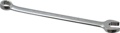 Proto - 18mm 12 Point Combination Wrench - 15° Offset Angle, 10-1/2" OAL, Steel, Chrome Finish - Exact Tool & Supply