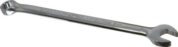 Proto - 11/16" 12 Point Combination Wrench - 15° Offset Angle, 10-1/8" OAL, Steel, Chrome Finish - Exact Tool & Supply