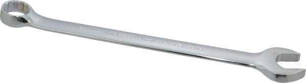 Proto - 1-1/8" 12 Point Combination Wrench - 15° Offset Angle, 15-7/8" OAL, Steel, Chrome Finish - Exact Tool & Supply