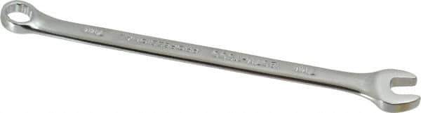 Proto - 7mm 12 Point Offset Combination Wrench - 15° Offset Angle, 4-1/8" OAL, Steel, Chrome Finish - Exact Tool & Supply