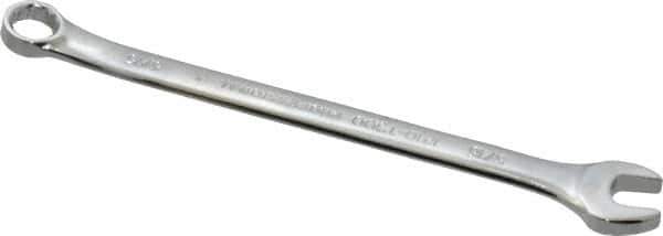 Proto - 5/16" 12 Point Offset Combination Wrench - 15° Offset Angle, 5-3/8" OAL, Steel, Chrome Finish - Exact Tool & Supply
