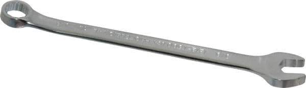 Proto - 3/8" 12 Point Combination Wrench - 15° Offset Angle, 6-1/4" OAL, Steel, Chrome Finish - Exact Tool & Supply