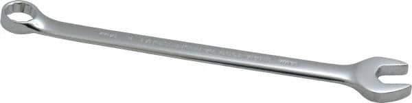 Proto - 14mm 12 Point Combination Wrench - 15° Offset Angle, 8-5/8" OAL, Steel, Chrome Finish - Exact Tool & Supply