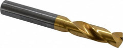 Guhring - 7/16" 140° Spiral Flute Solid Carbide Screw Machine Drill Bit - Exact Tool & Supply
