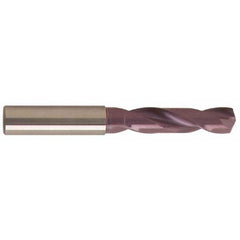 Guhring - 0.4488" 140° Spiral Flute Solid Carbide Screw Machine Drill Bit - Exact Tool & Supply