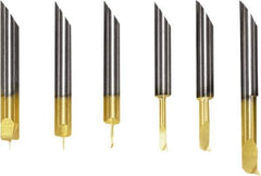 Seco - 4.5mm Min Bore Diam, 6.2mm Max Bore Depth, 4mm Shank Diam, Boring Bar - Right Hand Cut, Solid Carbide - Exact Tool & Supply