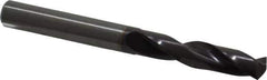 Guhring - 0.315" 140° Spiral Flute Solid Carbide Screw Machine Drill Bit - FIREX Finish, Right Hand Cut, 41mm Flute Length, 79mm OAL, SU Point, Straight Shank - Exact Tool & Supply