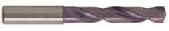 Guhring - 13.1mm 140° Solid Carbide Jobber Drill - FIREX Finish, Right Hand Cut, Spiral Flute, Straight Shank, 124mm OAL, SU Point - Exact Tool & Supply