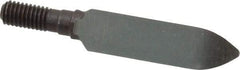 Shaviv - C42 Bi-Directional High Speed Steel Deburring Swivel Blade - Triangular Blade Cross Section, Use on Flat Surface, Hole Back-Edge & Hole Inner Surface Surfaces, Reversible, Adjustable - Exact Tool & Supply