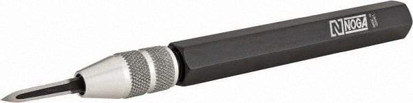 Noga - Hand Deburring Tool - High Speed Steel T80 Blade, 80mm Blade Length - Exact Tool & Supply