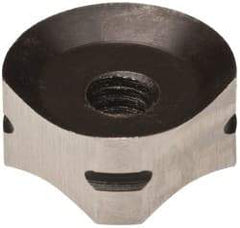 Noga - N80K M42 Bi-Directional High Speed Steel Deburring Swivel Blade - Round Blade Cross Section, Use on Slot/Keyway Surfaces, Reversible - Exact Tool & Supply