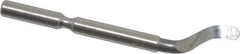 Shaviv - E100C Right-Handed Carbide Deburring Swivel Blade - Use on Hole Edge & Straight Edge Surfaces, Adjustable - Exact Tool & Supply