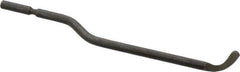 Shaviv - E601 Right-Handed High Speed Steel Deburring Swivel Blade - Use on Flat Surface, Sheet, Slot/Keyway & Straight Edge Surfaces, Adjustable - Exact Tool & Supply