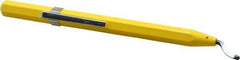 Shaviv - 2 Piece Cobalt Blade Hand Deburring Tool Set - B10 Blades, For Hole Edge, Straight Edge - Exact Tool & Supply