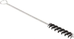 Brush Research Mfg. - 2-1/2" Long x 9/16" Diam Nylon Hole Cleaning Brush - 10" OAL, 0.012" Filament Diam, 0.19" Shank Diam - Exact Tool & Supply