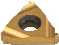 Carmex - 16IR Internal Right Hand 16 UN Laydown Threading Insert - Grade MXC, TiN Coated Carbide - Exact Tool & Supply