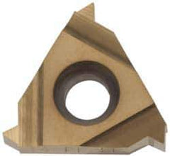 Hertel - 16ER External Right Hand 27 NPTF Laydown Threading Insert - Grade HG330TR, TiC/TiN Coated Carbide - Exact Tool & Supply