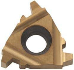 Hertel - 16IR Internal Right Hand 16 Acme Laydown Threading Insert - Grade HG330TR, TiC/TiN Coated Carbide - Exact Tool & Supply